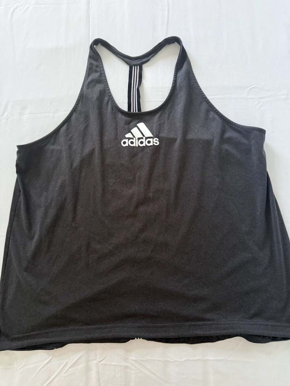 Adidas Women's Black Racerback Athletic Tank Top Sporty